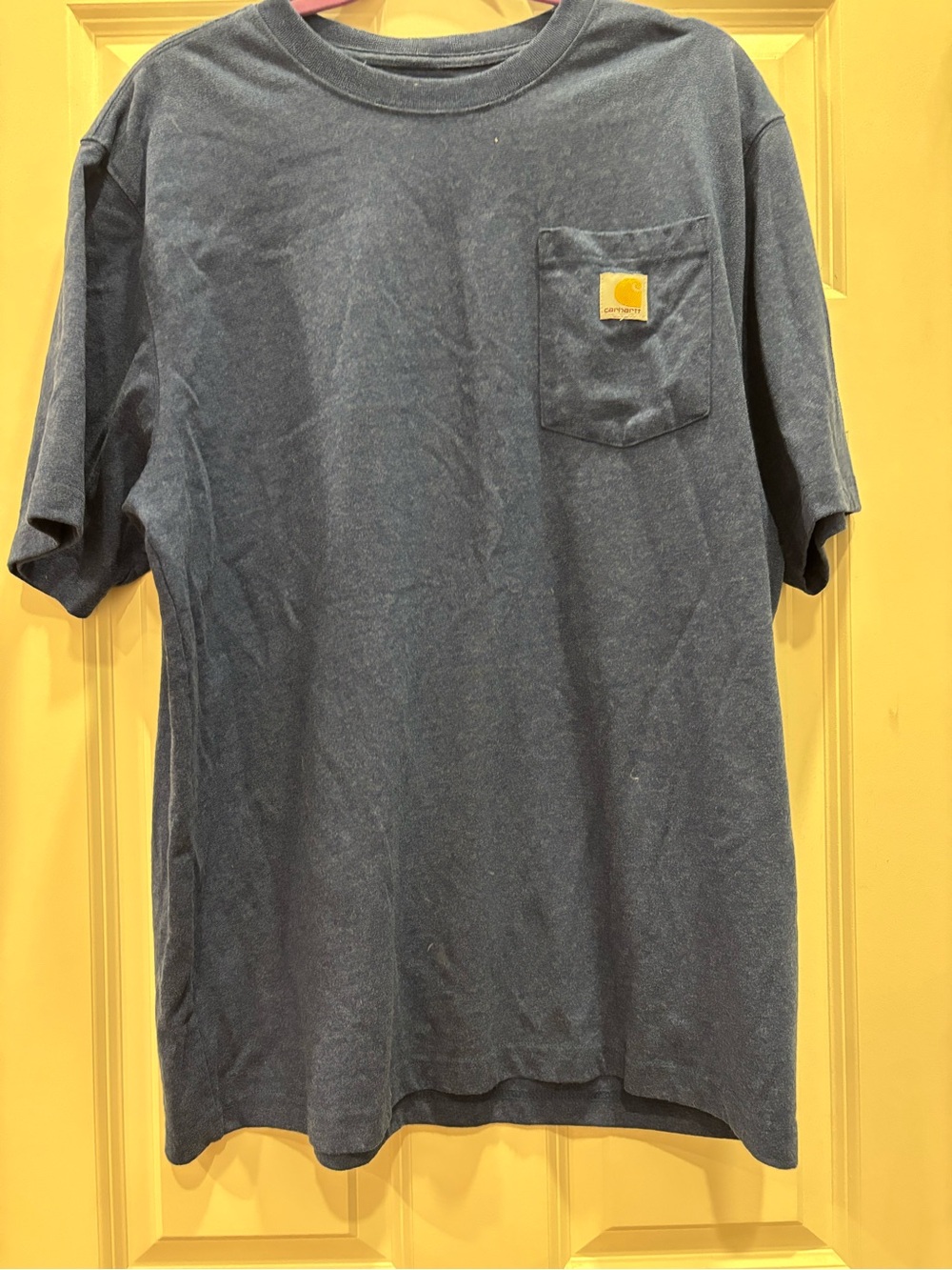 Carhartt Men’s Dark Blue Pocket Short-Sleeve Tee